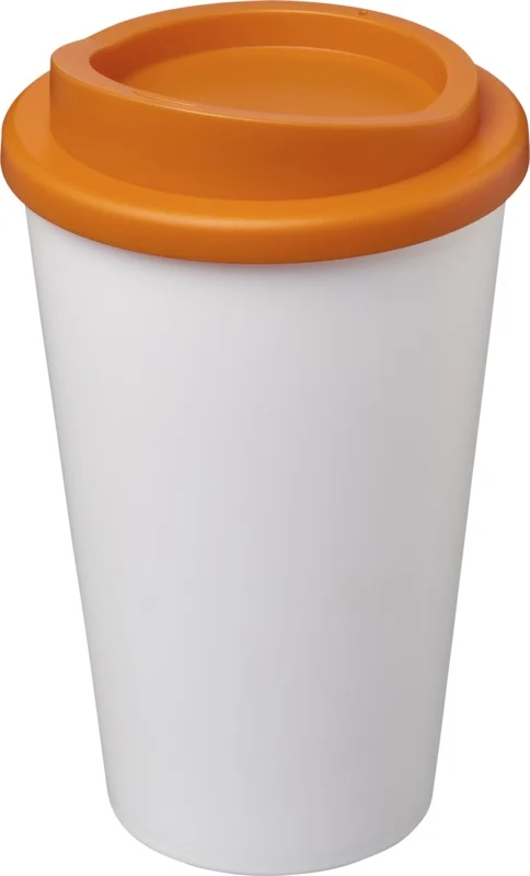 PF Concept white Americano 350 ml cup with orange lid