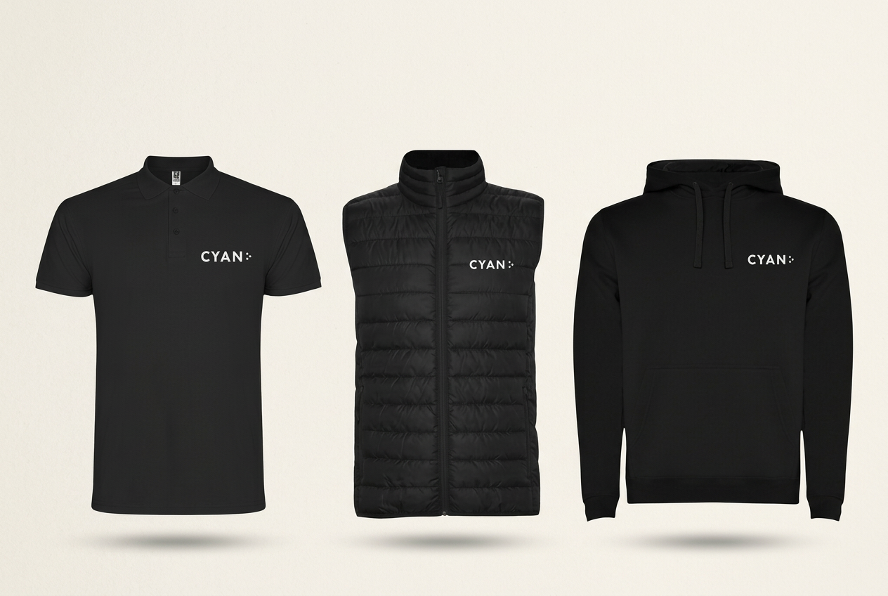 Printed Polo Pack: branded garments included in the workwear offer.