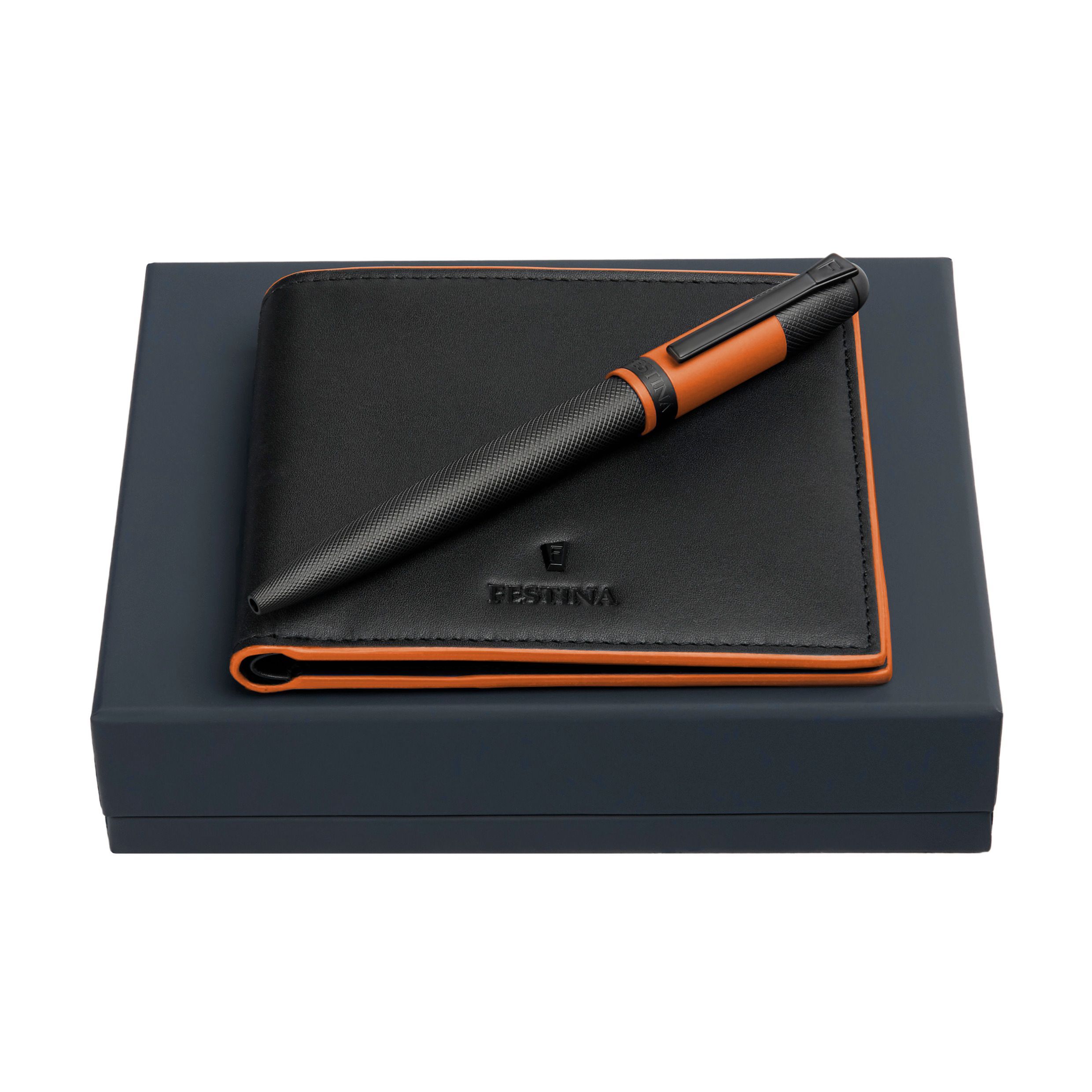 Festina Set Festina Orange (ballpoint pen & wallet)