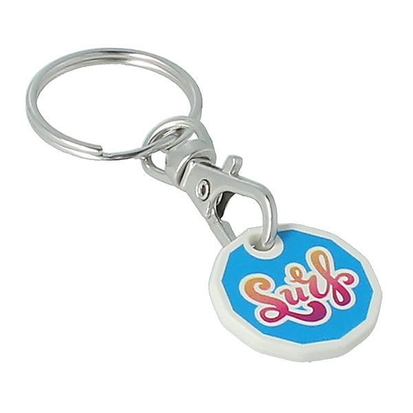 Recycled Trolley Token Key Ring
