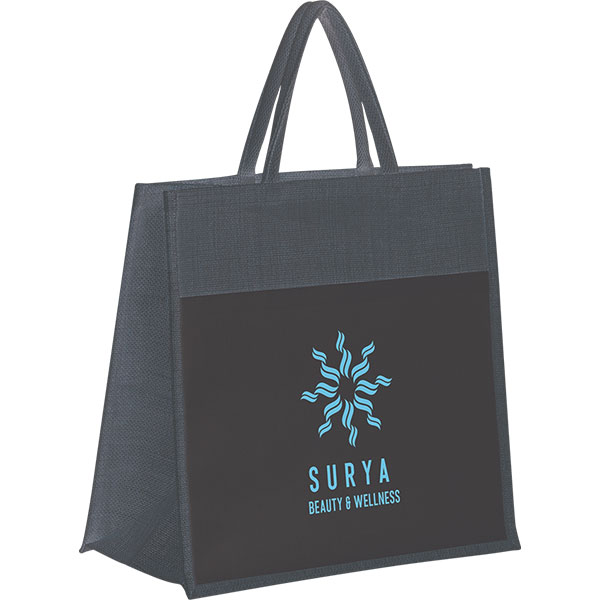 Windsor Jute Shopper – Spot Colour