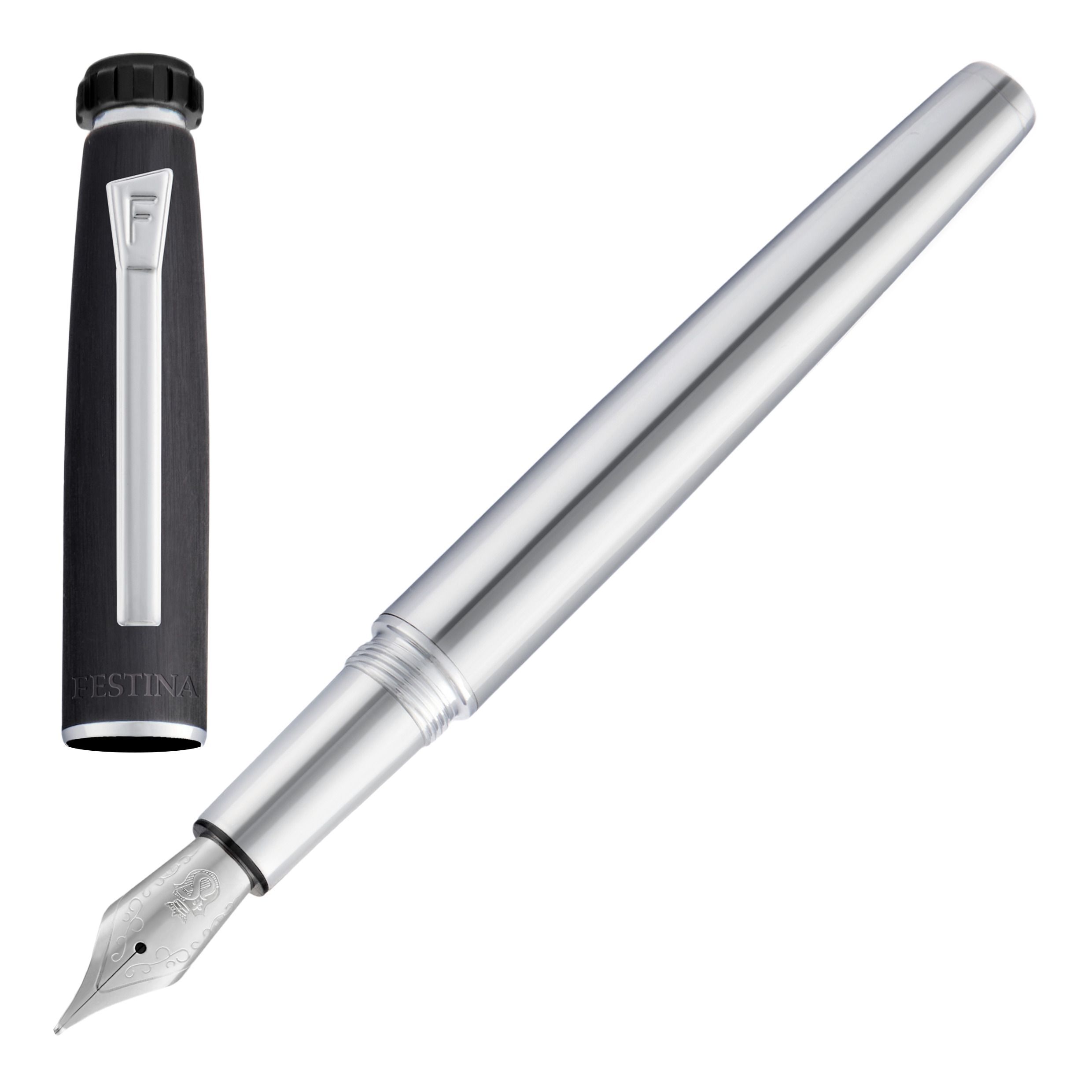 Festina Fountain pen Chronobike Chrome Black