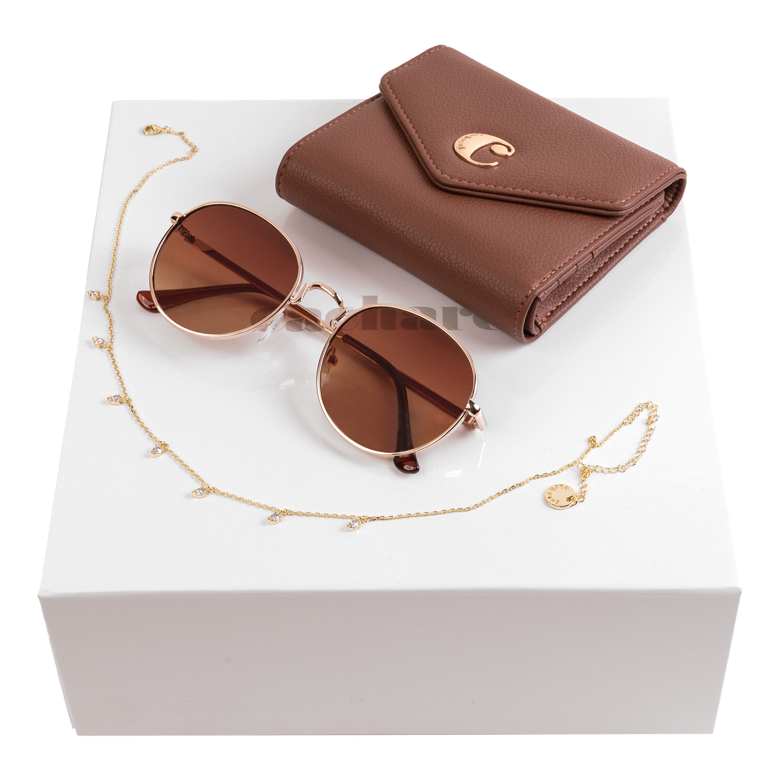 Cacharel Set Cacharel (lady purse, necklace & sunglasses)