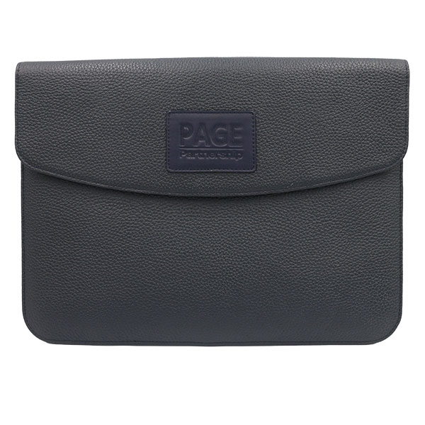 Pebbled Leather Laptop Sleeve