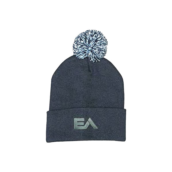 HW Camden Acrylic Pom Pom Beanie Hat