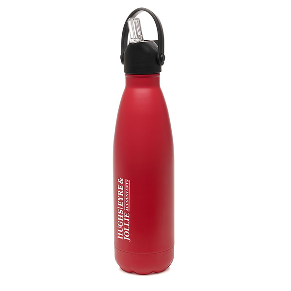 Powder Coated Stainless Steel Bottle - 500ml - Spot Colour