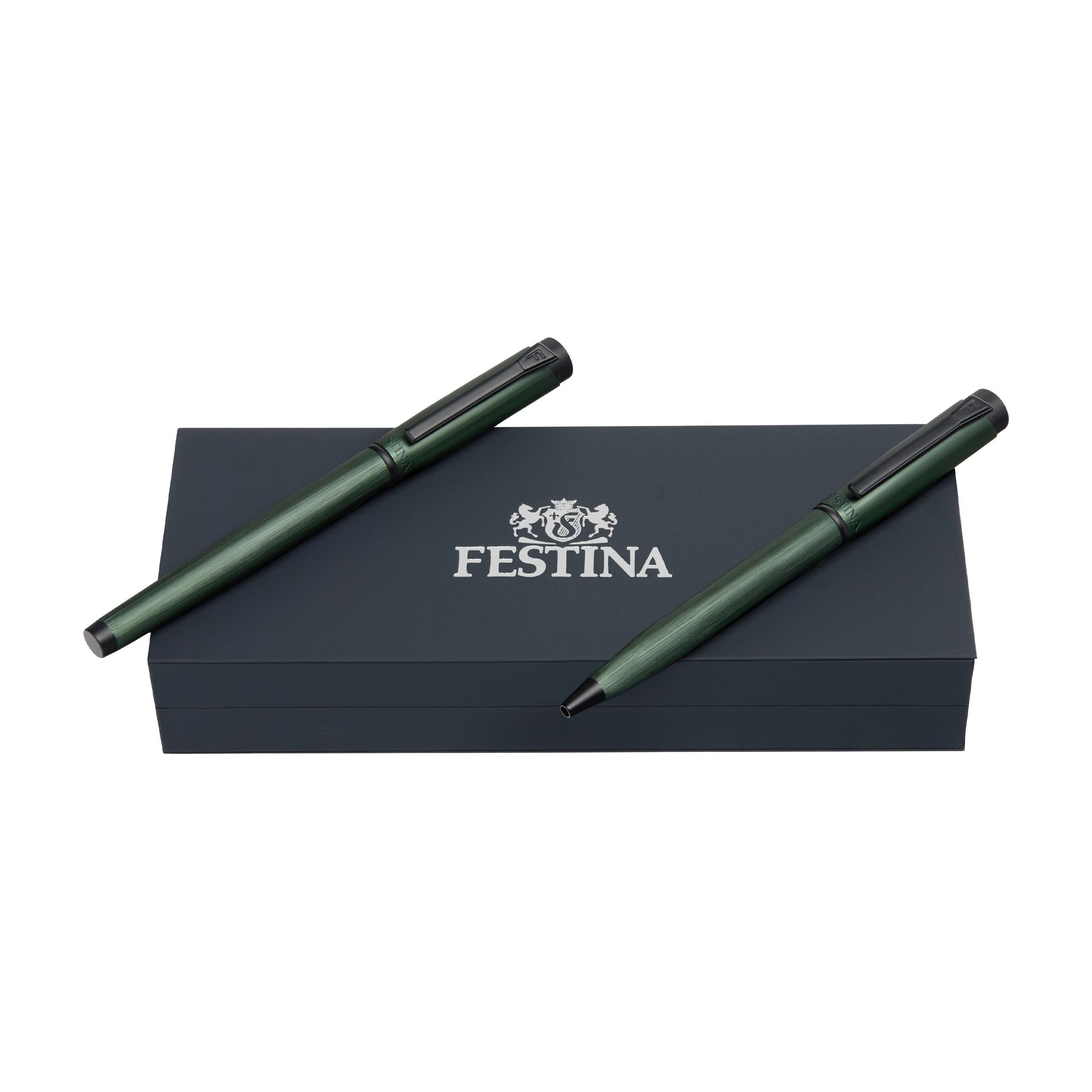 Festina Set Originals Green (ballpoint pen & rollerball pen)
