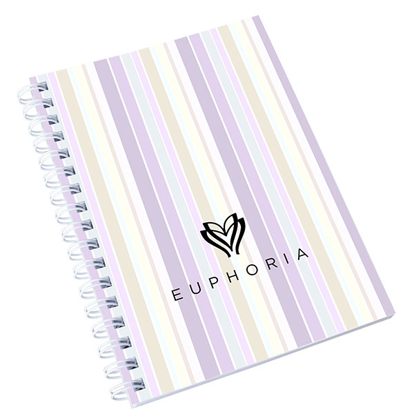 A6 Wiro-Smart Card Cover Notepad - Full Colour