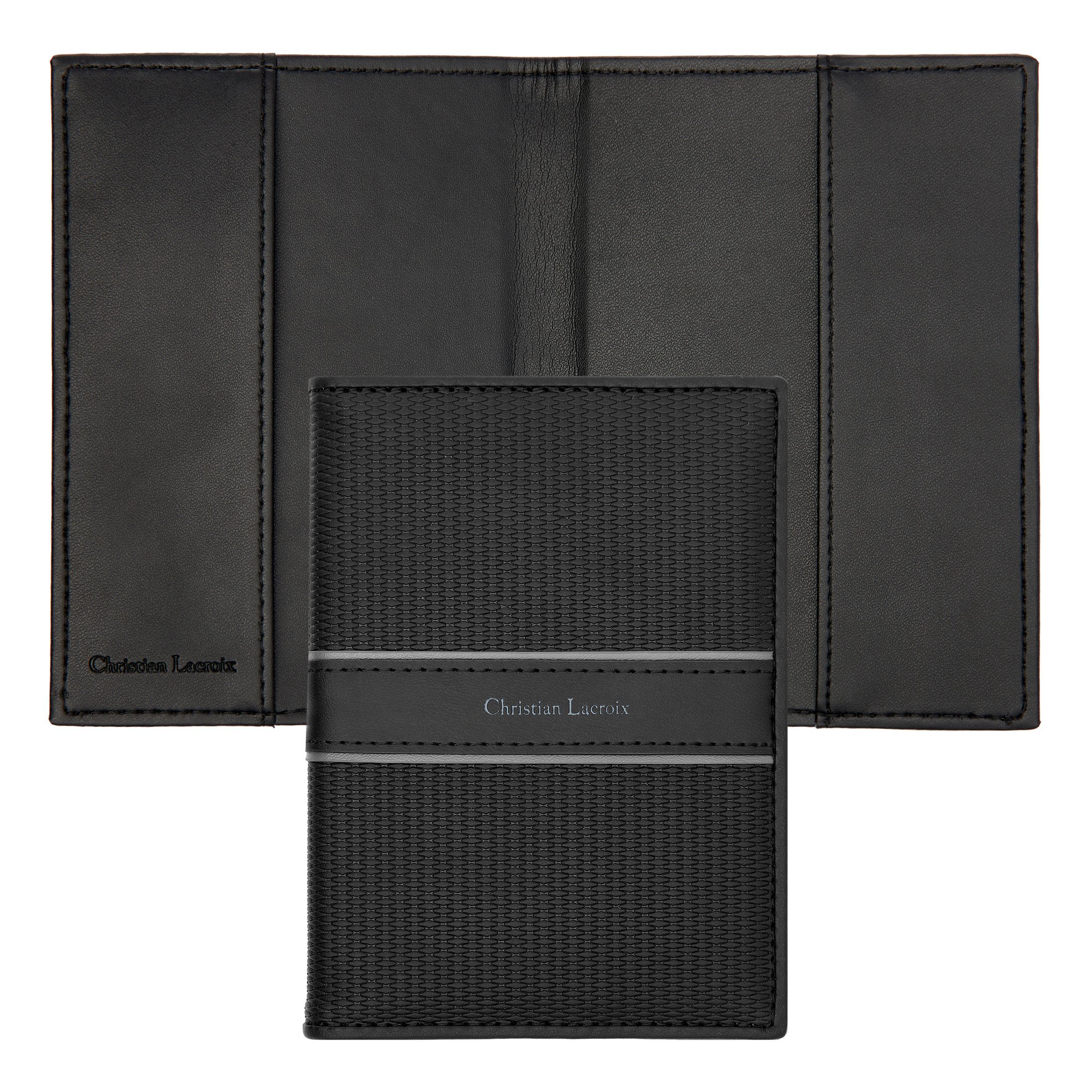 Christian Lacroix Passport holder Caprio Black