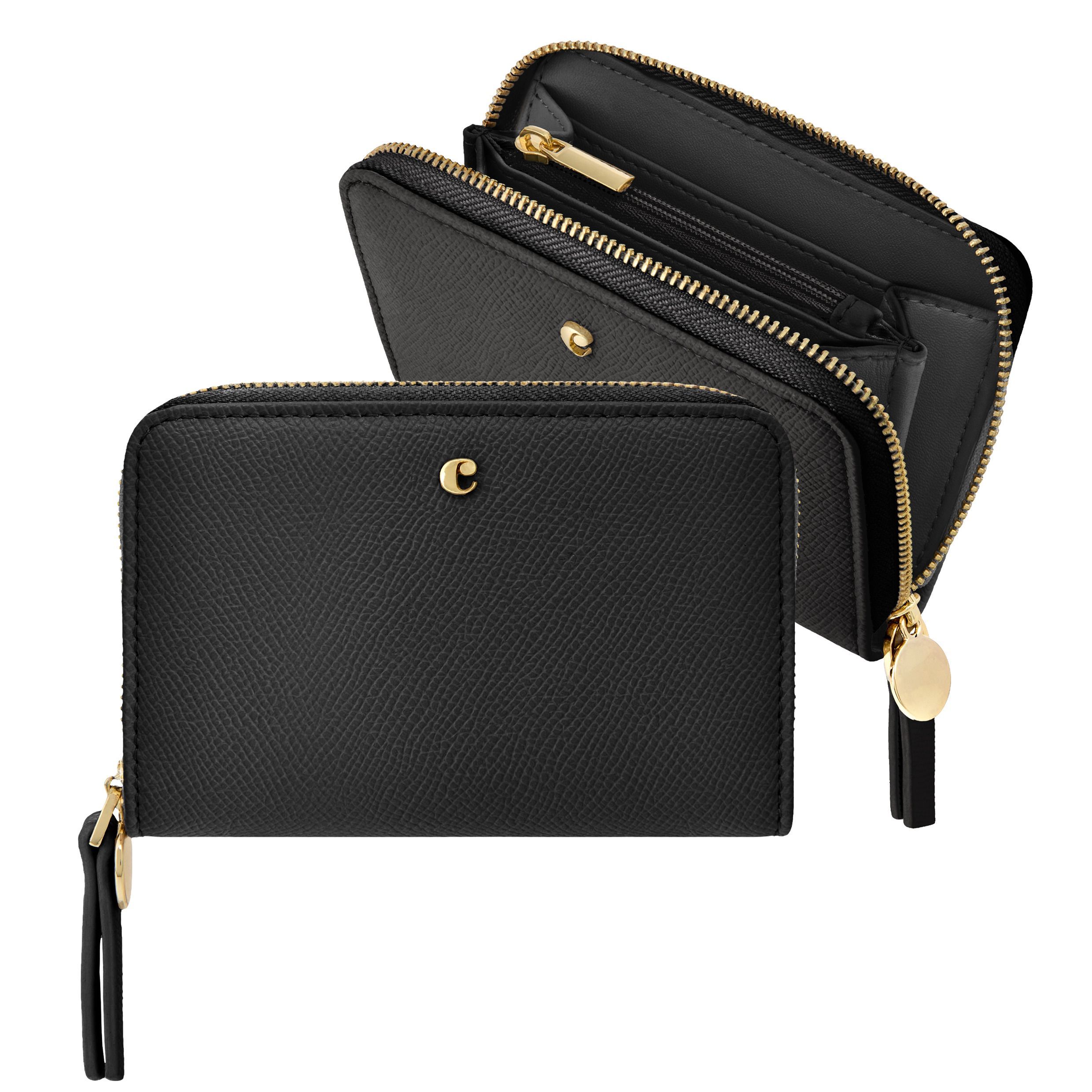 Cacharel Zipped wallet Séraphine Black