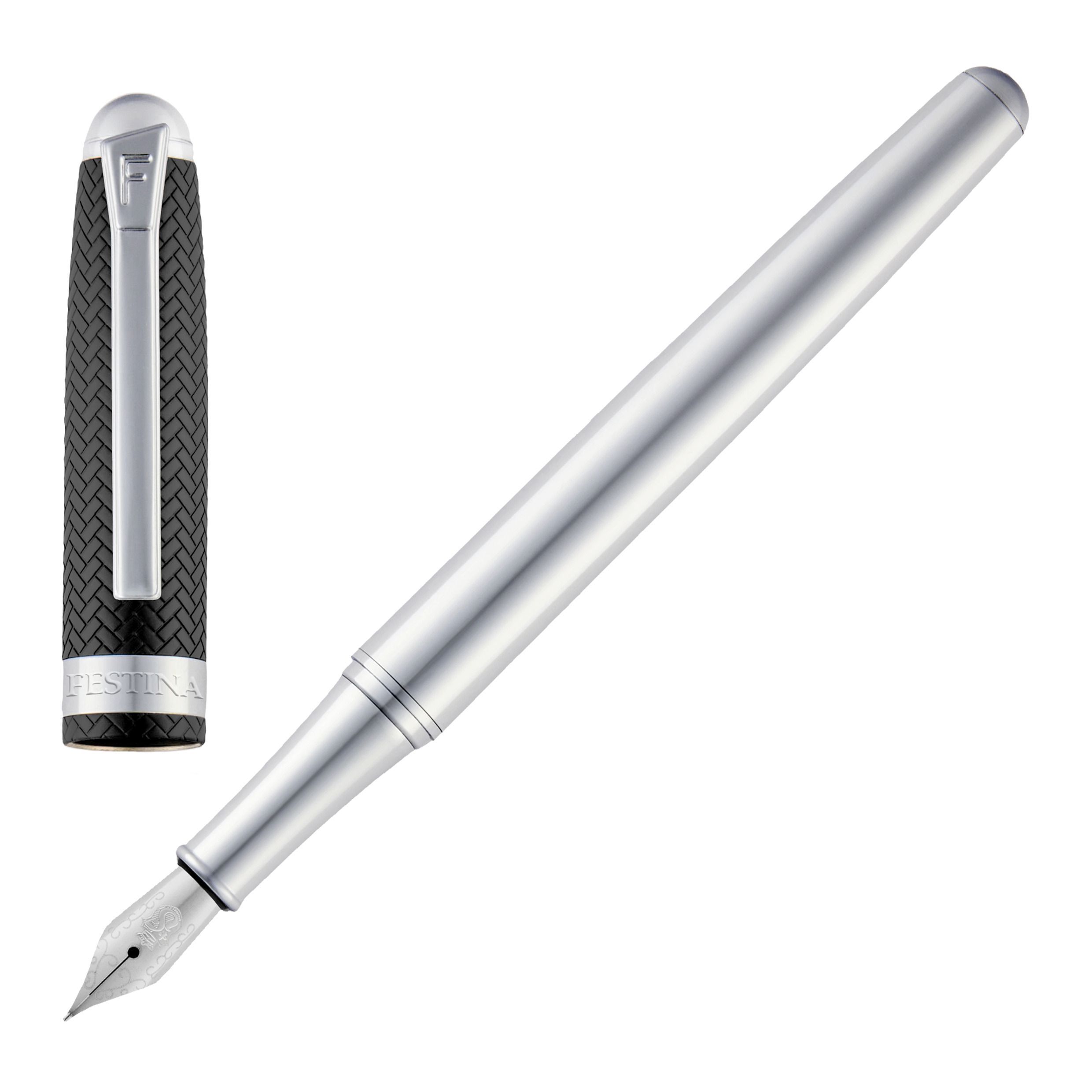 Festina Fountain pen Classicals Interlace Chrome