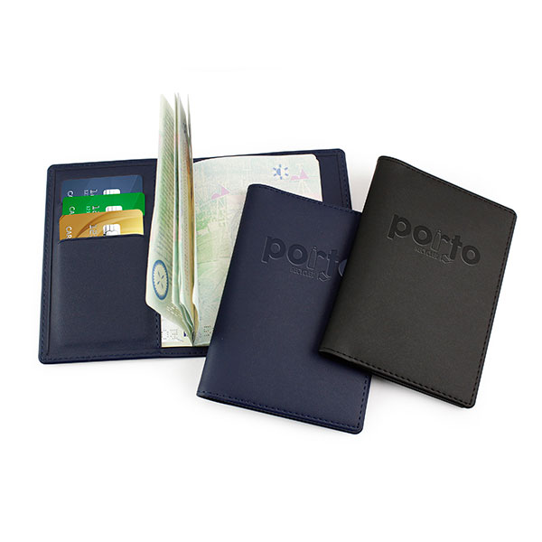Eco Express Porto Passport Holder - UK Stock - Deboss