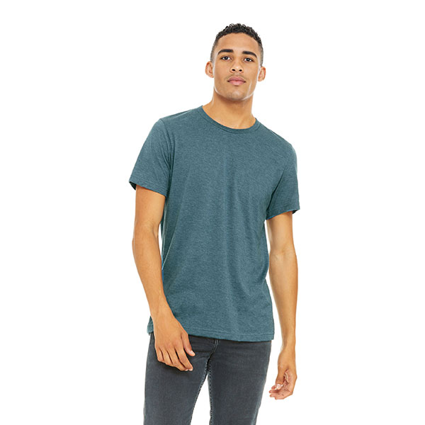 Bella+Canvas Unisex Heather Jersey Short Sleeve T-Shirt