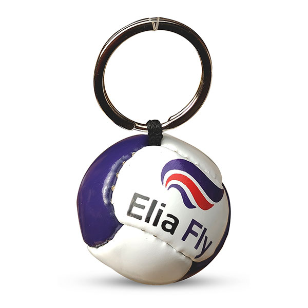 PVC Mini Football Key Ring – Spot Colour