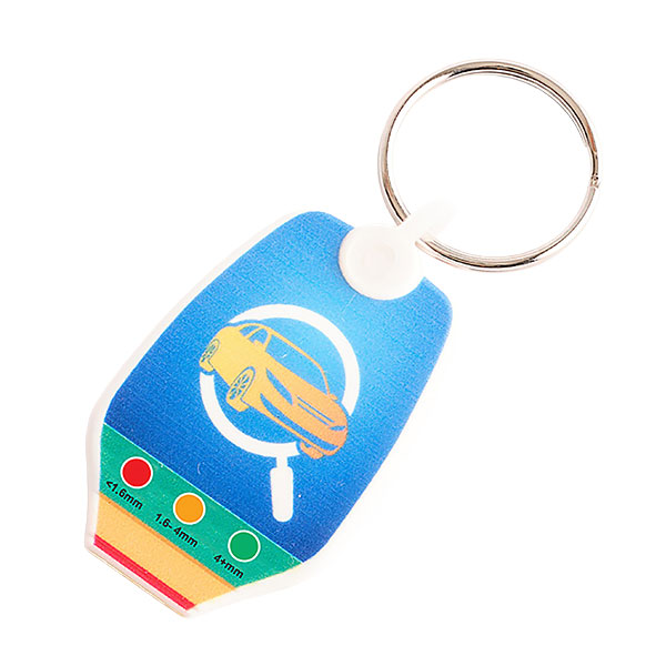 Essential Tyre Gauge Key Ring