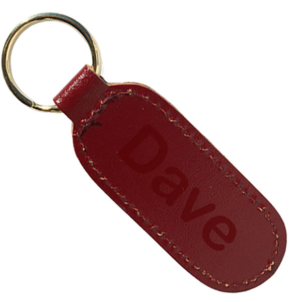 Recycled Leather Key Fob