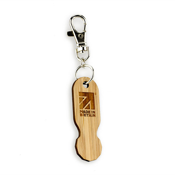 Moso Bamboo Trolley Token Key Ring