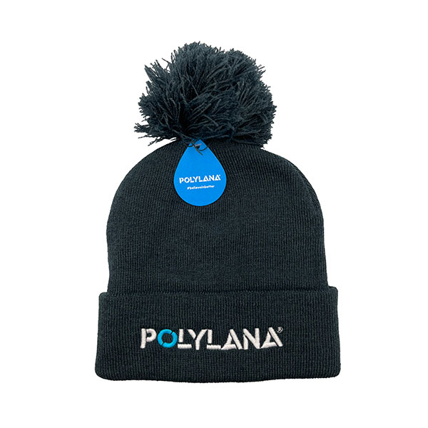 Beyond Wolf Polylana Low Impact Eco Bobble Beanie