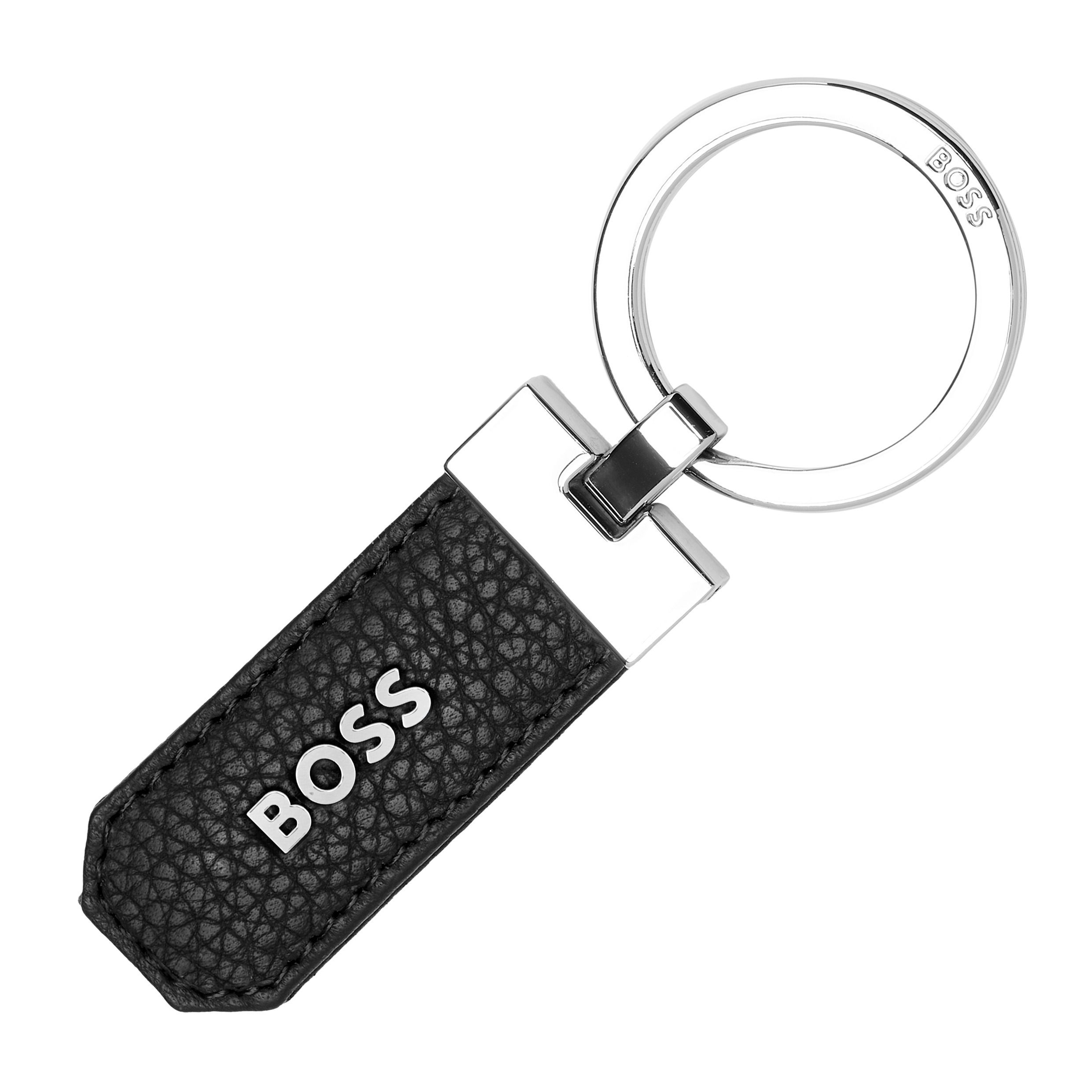 Hugo Boss Key ring Classic Grained Black