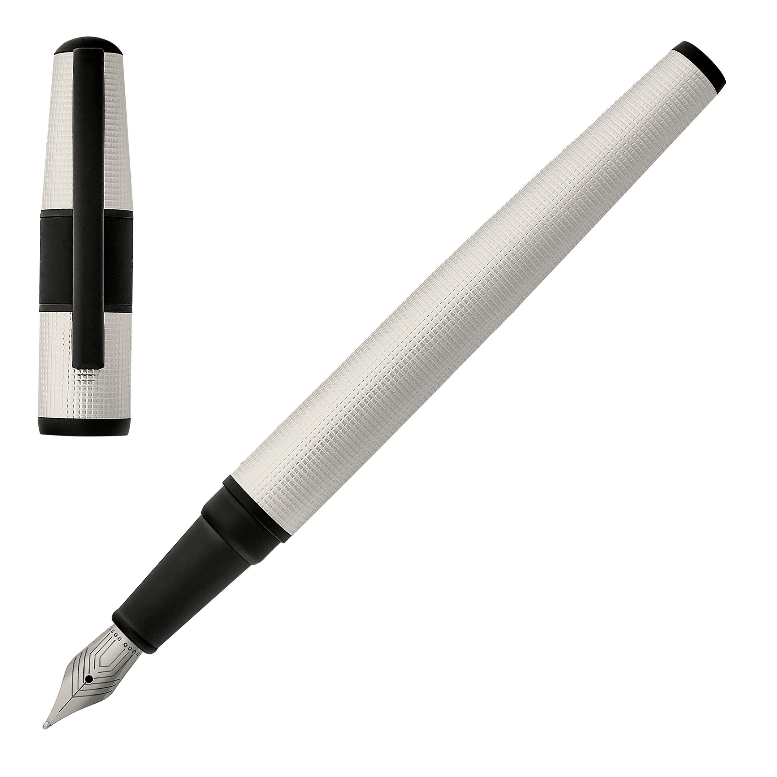 Hugo Boss Fountain pen Grid Pearl