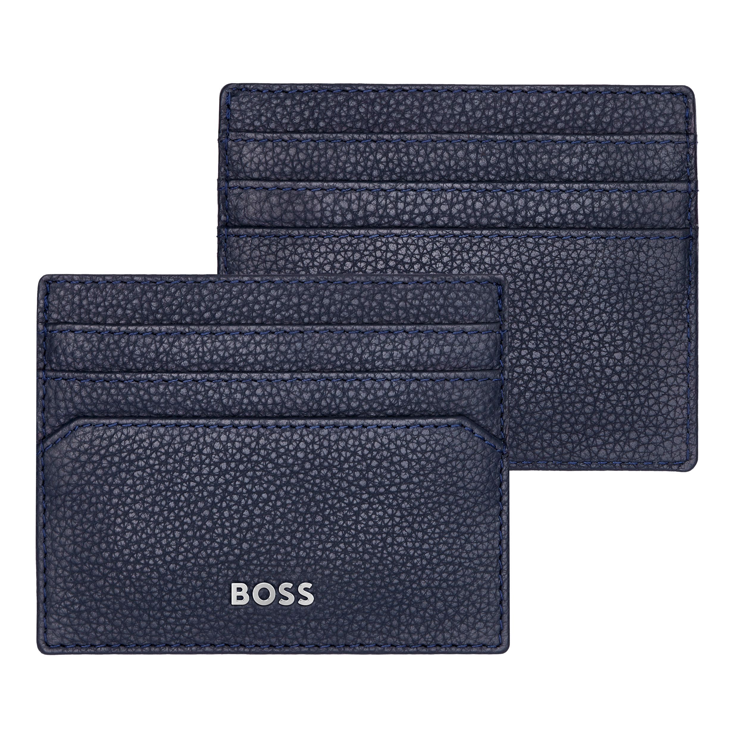 Hugo Boss Card holder Classic Grained Navy
