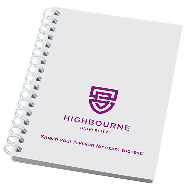 A6 Wiro-Smart Card Cover Notepad – Spot Colour