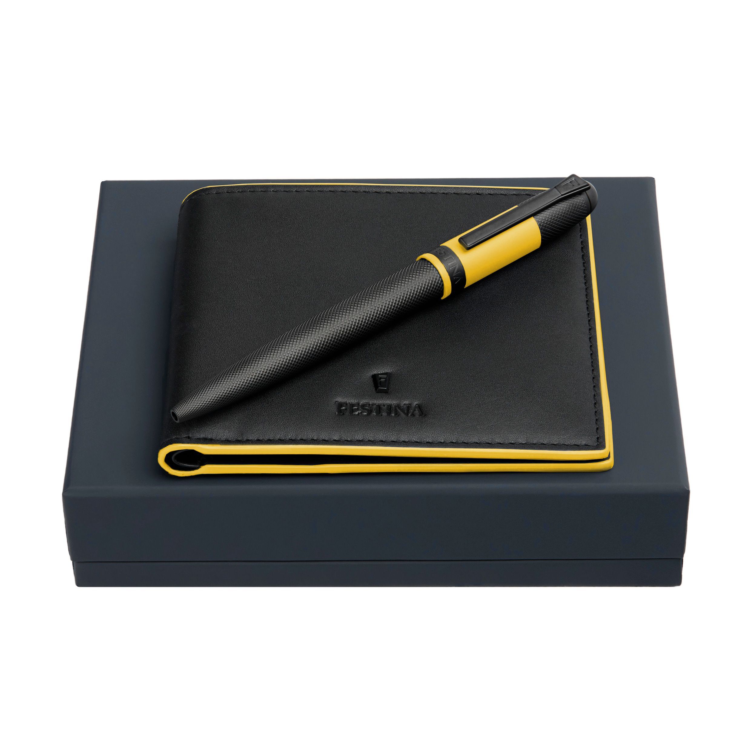 Festina Set Festina Yellow (ballpoint pen & wallet)