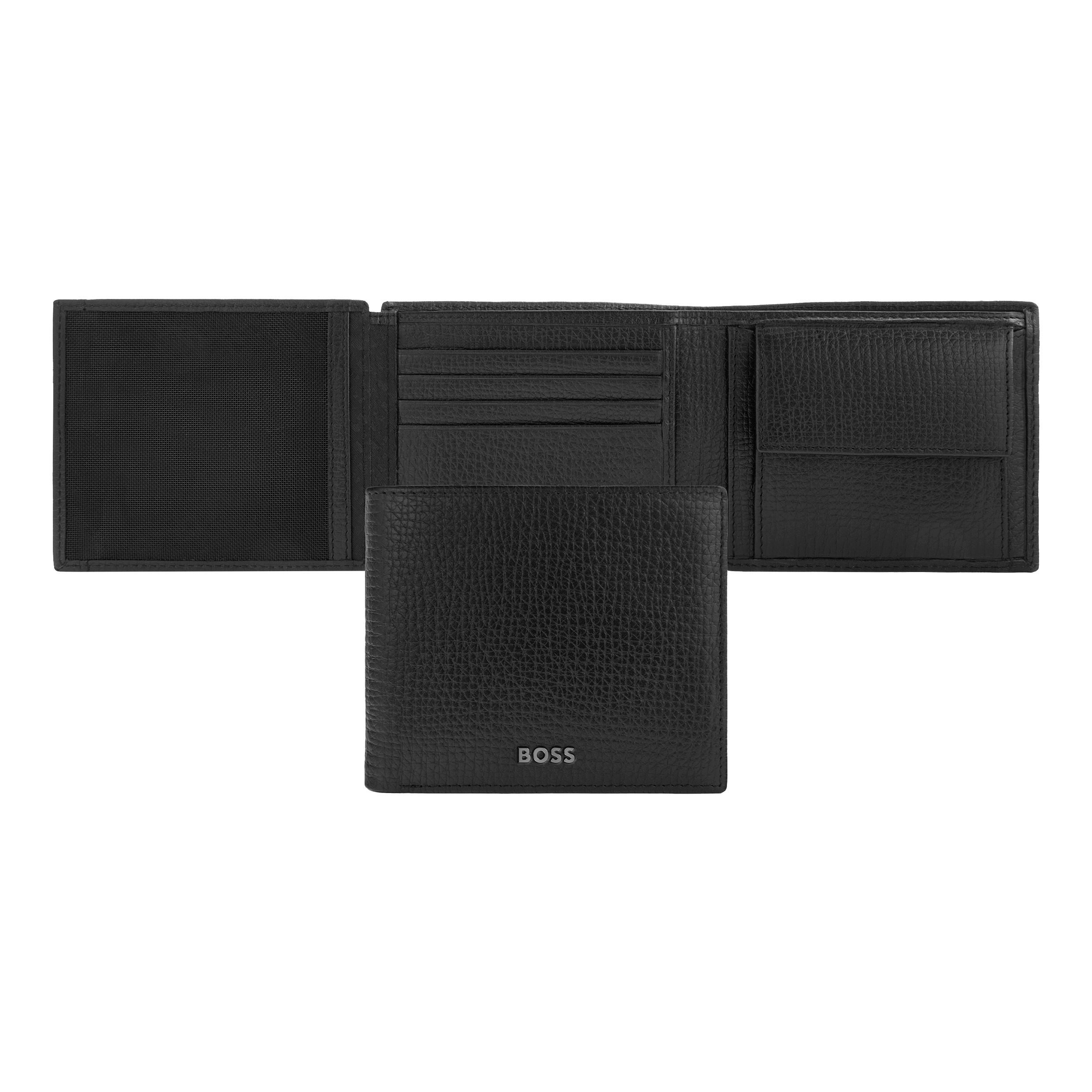 Hugo Boss Money wallet with flap Grid Black