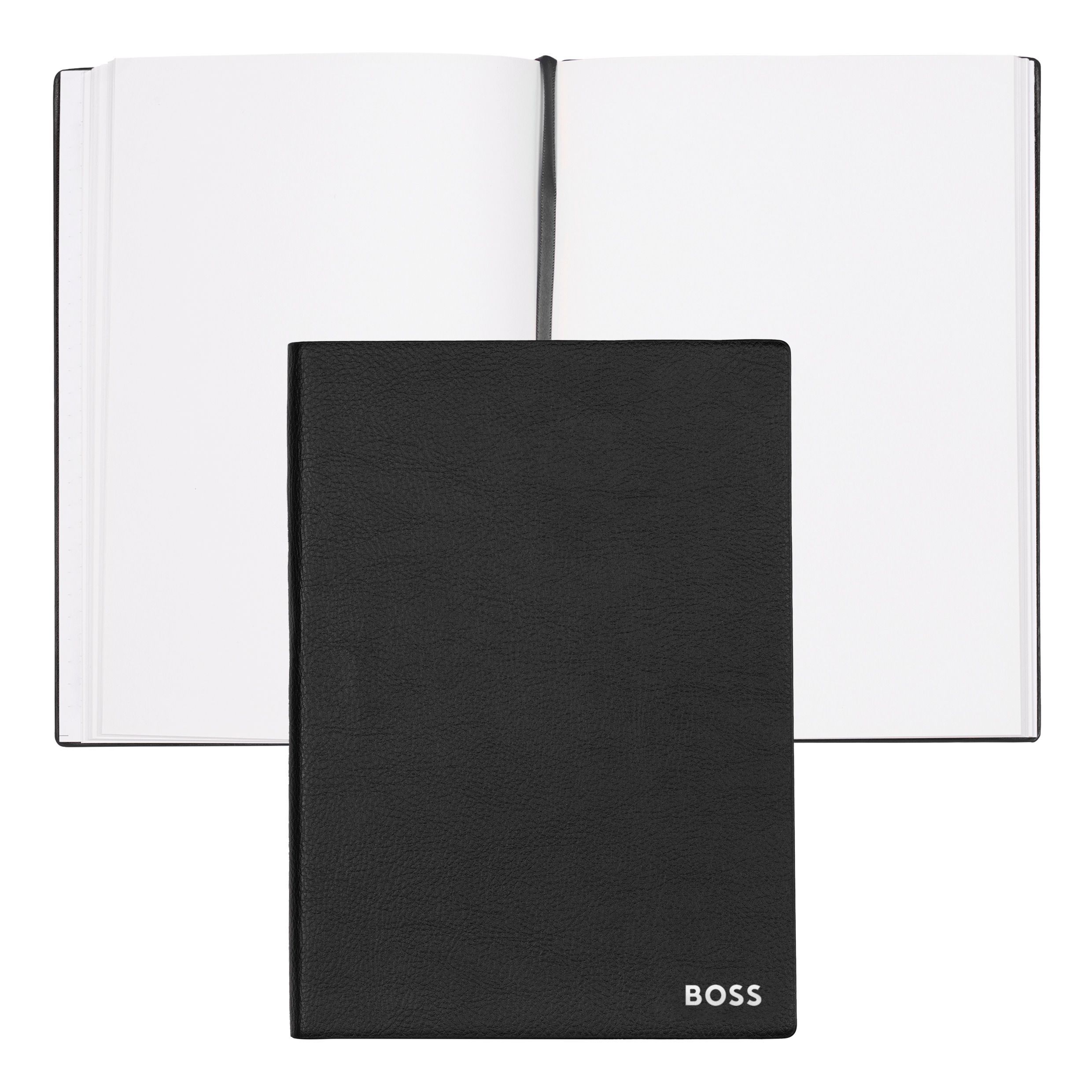 Hugo Boss Notebook A5 Essential Black Plain