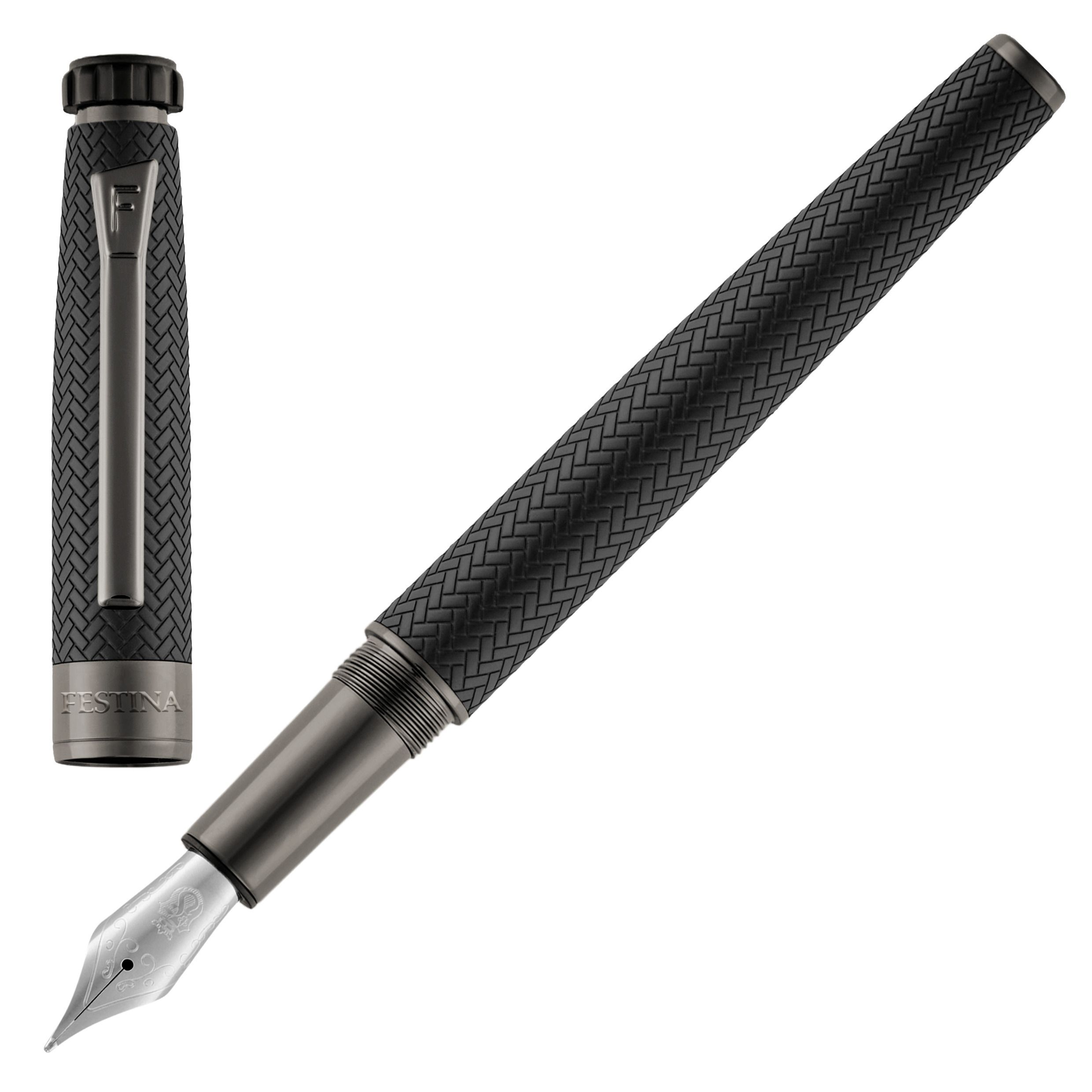 Festina Fountain pen Interlace Black