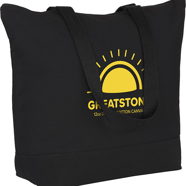 Greatstone 12oz Cotton Deluxe Tote Bag - Spot Colour