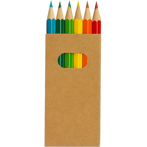 Colourworld Half Length Kids Pencil Box Set - Full Colour