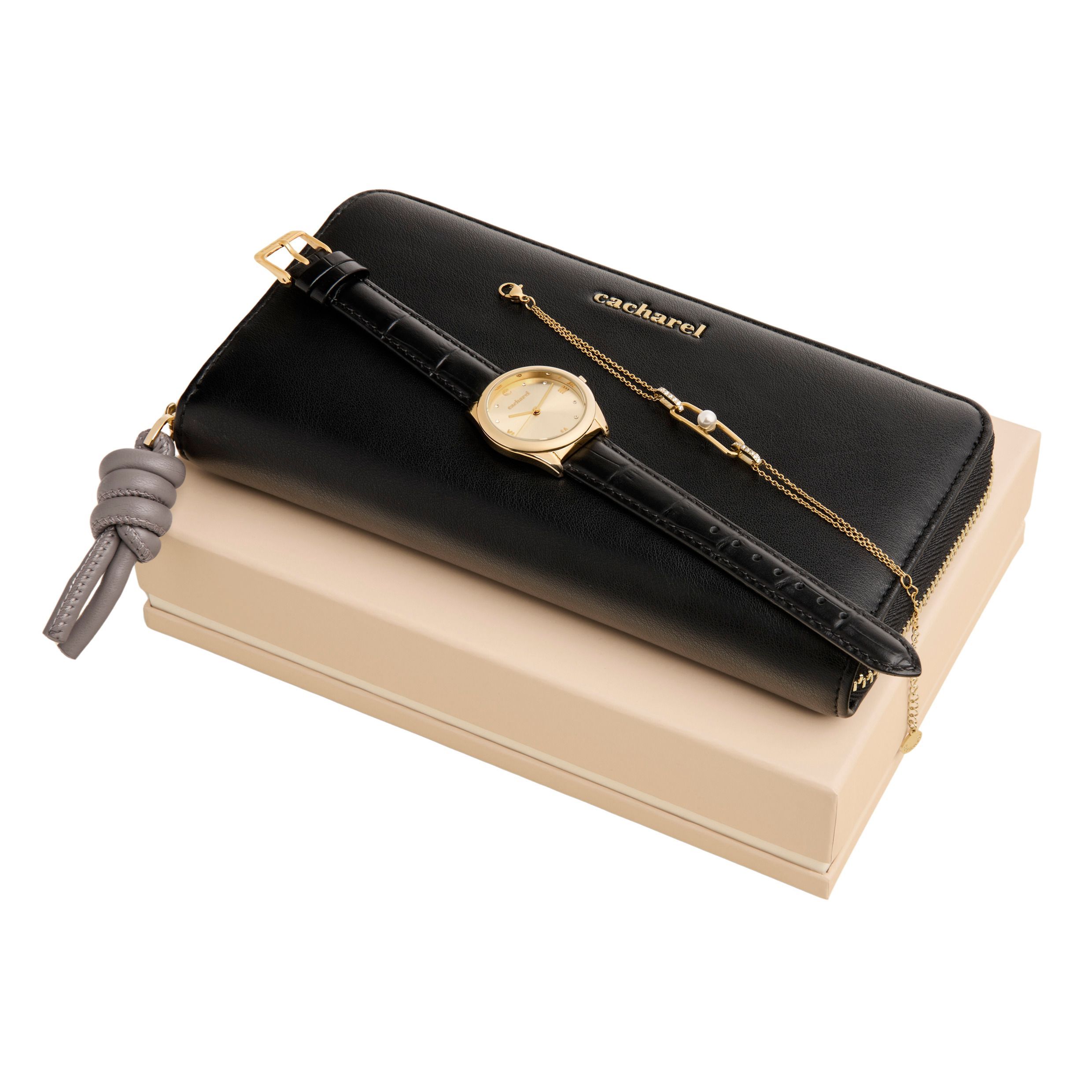 Cacharel Set Cacharel (travel purse, watch & bracelet)