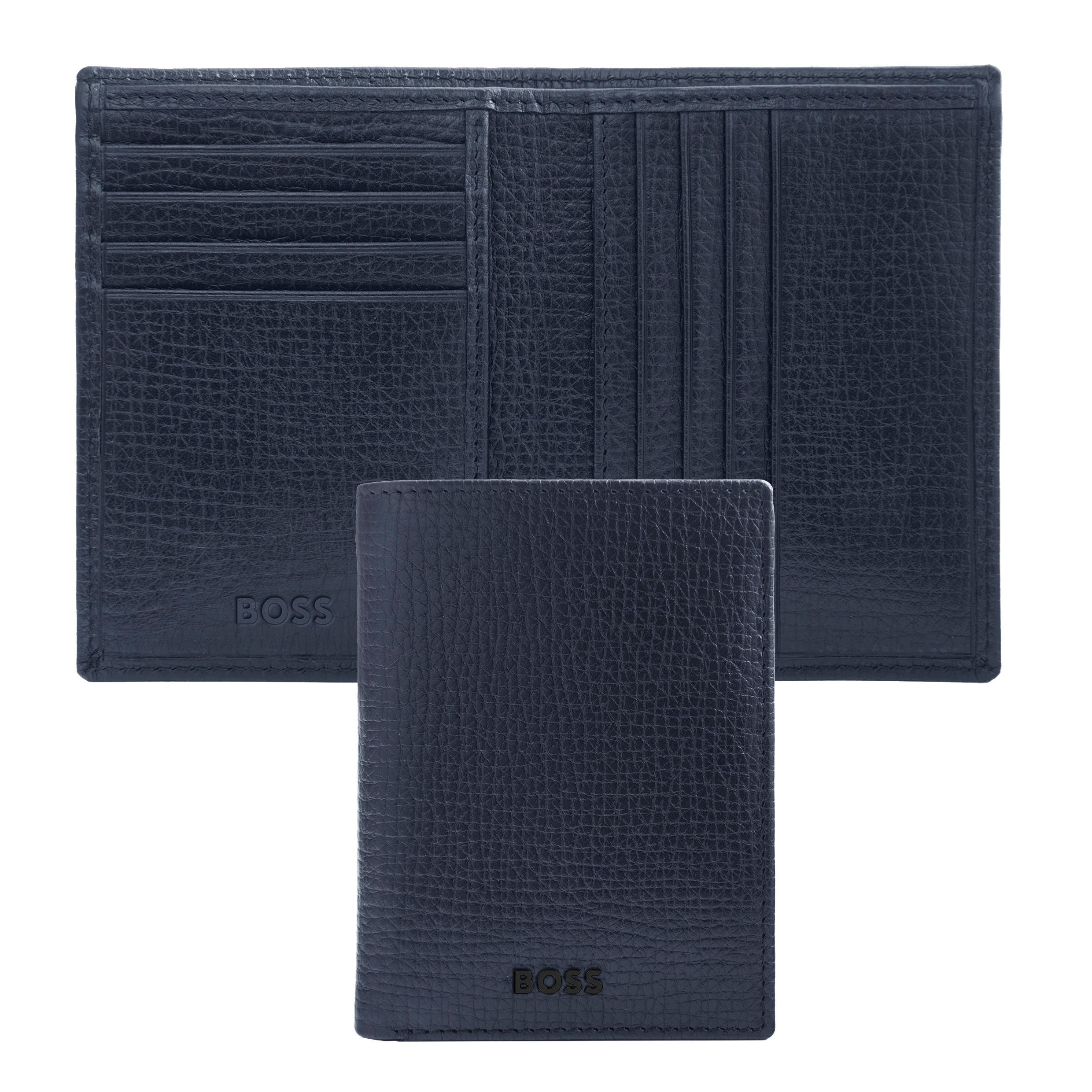 Hugo Boss Folding card holder Grid Navy