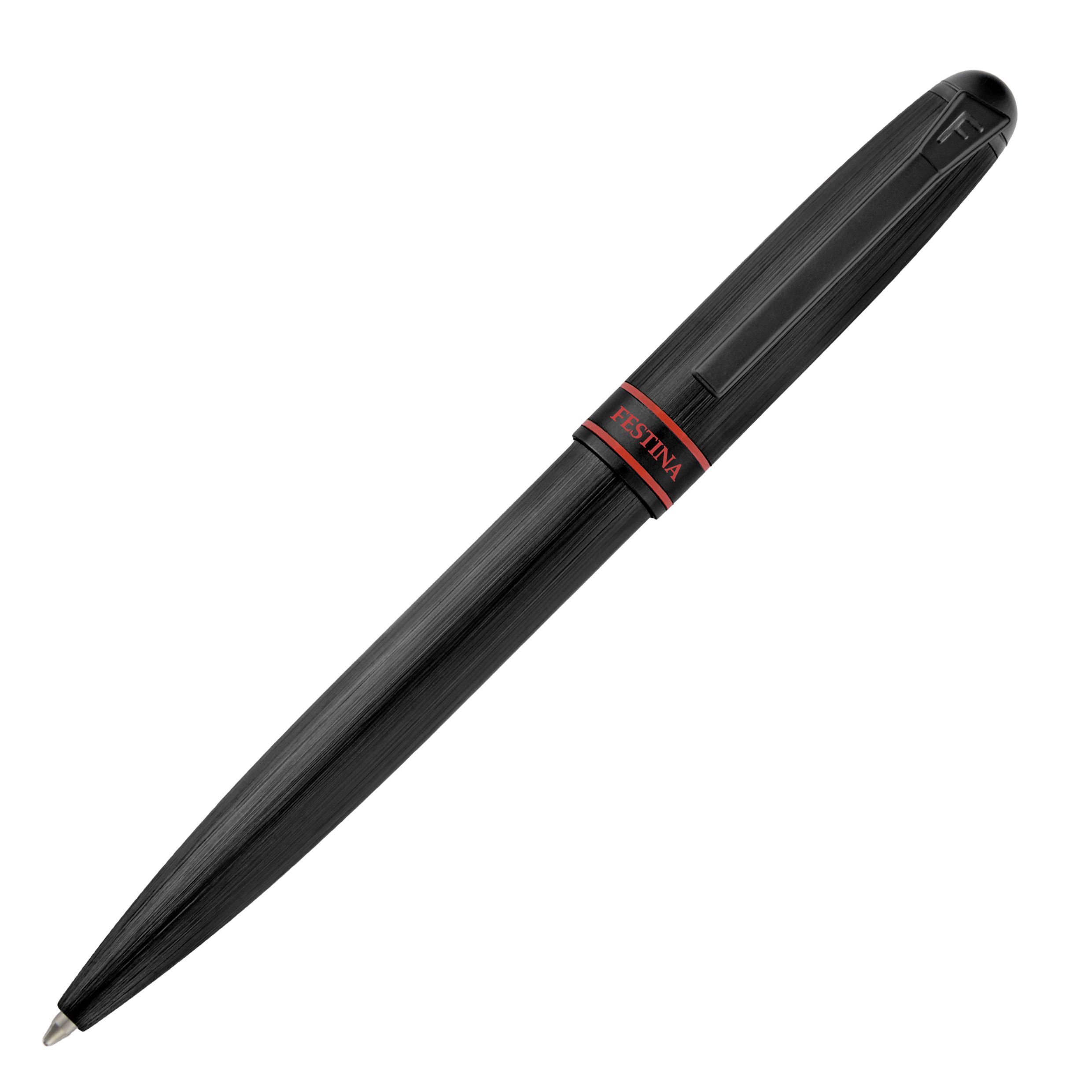 Festina Ballpoint pen Classicals Brushed Black Edition Red