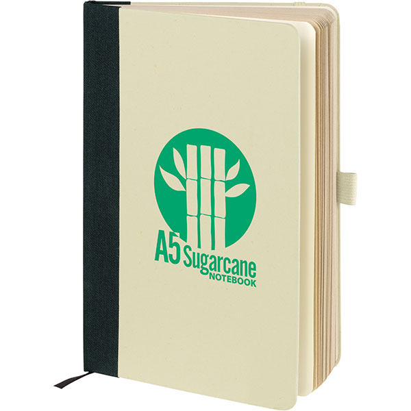 Maxton Eco Sugar Cane A5 Notebook - Debossed