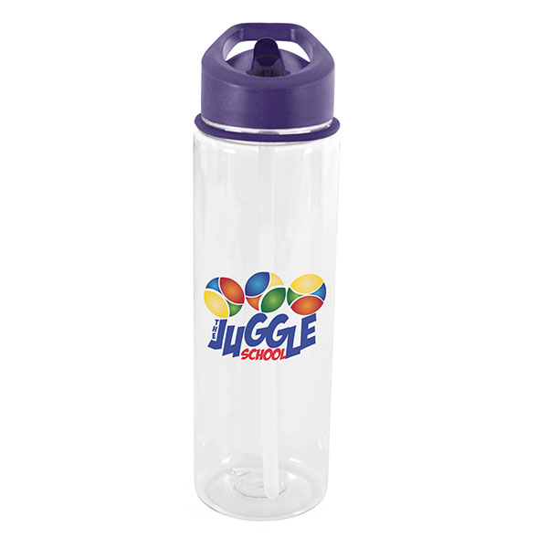 Aqueous Straight Clear Drinks Bottle 725ml – Full Colour