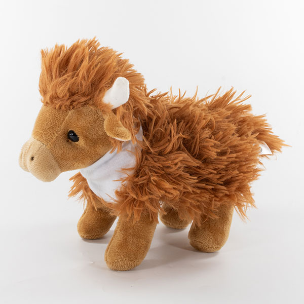 14cm Plush Highland Cow