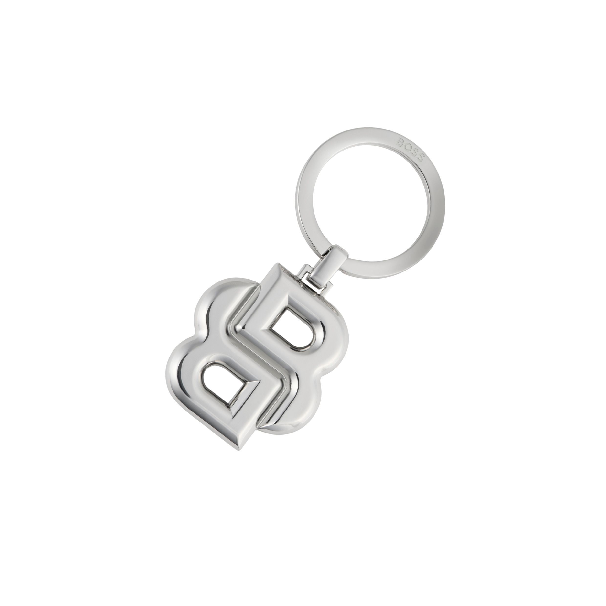 Hugo Boss Key ring Double B Shinny Chrome