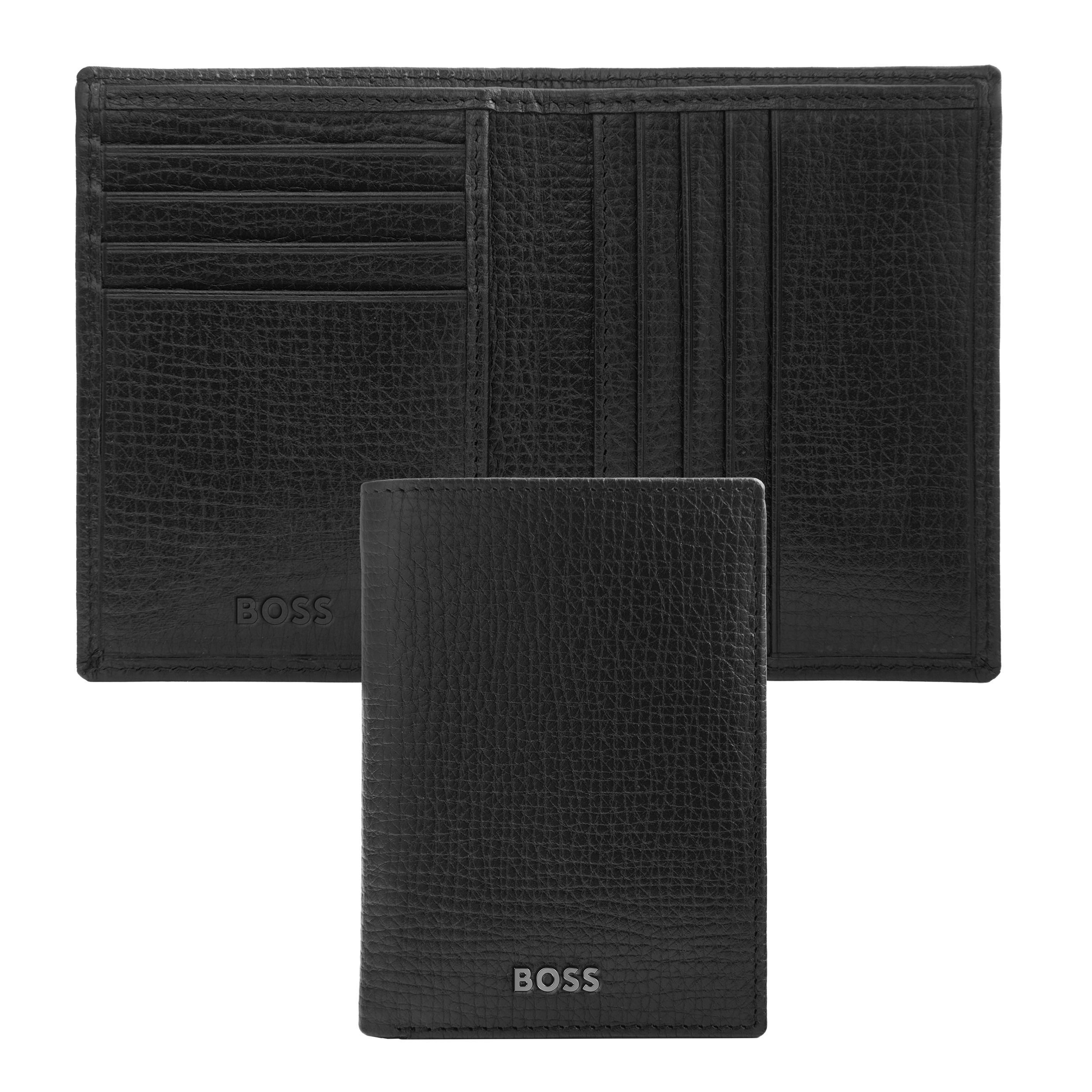 Hugo Boss Folding card holder Grid Black