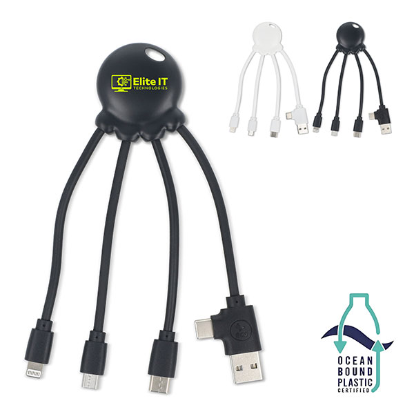 Xoopar Octopus Ocean Bound Plastic Cable