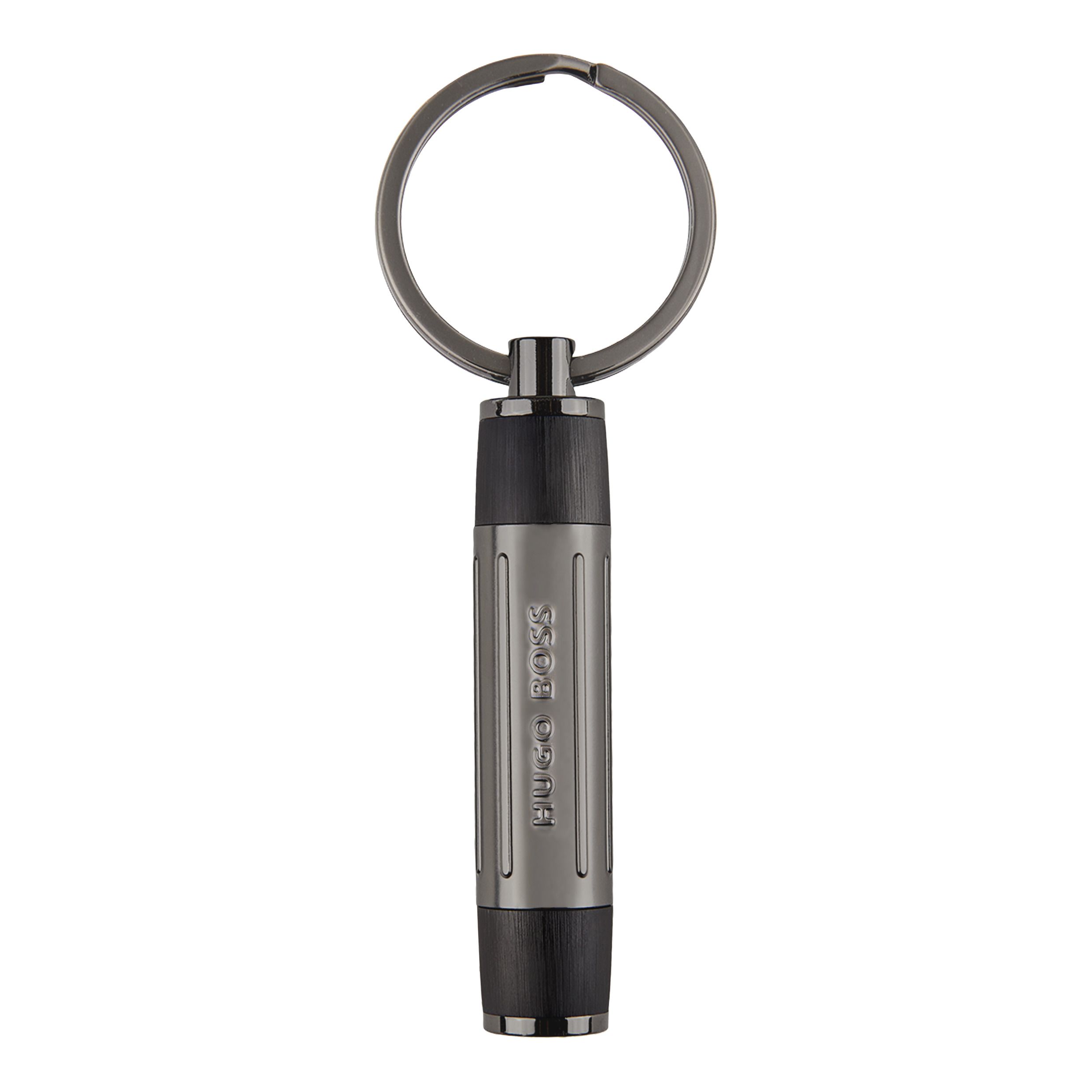 Hugo Boss Key ring Gear Ribs Black