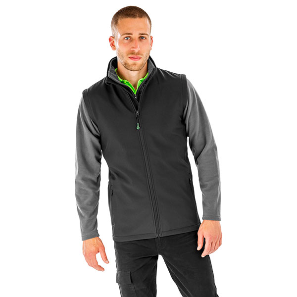 Result Recycled 2-Layer Printable Softshell Bodywarmer