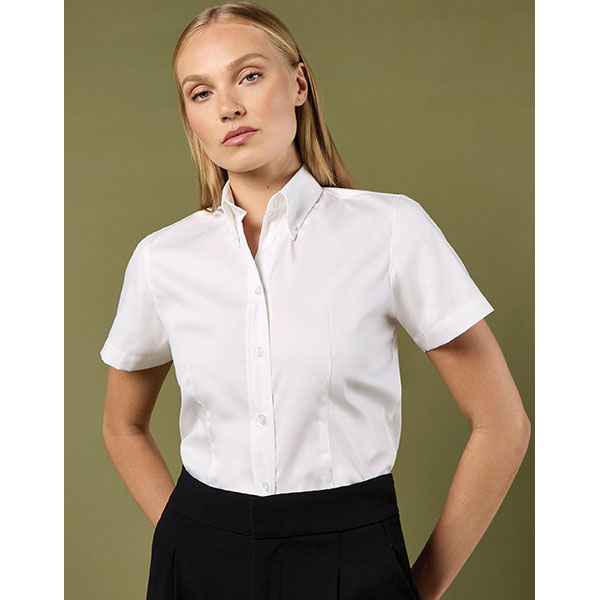 Kustom Kit Short Sleeve Premium Oxford Shirt – Women’s