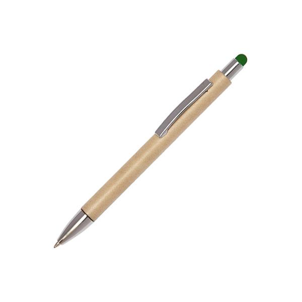 Cardboard Stylus Ballpen - Spot Colour