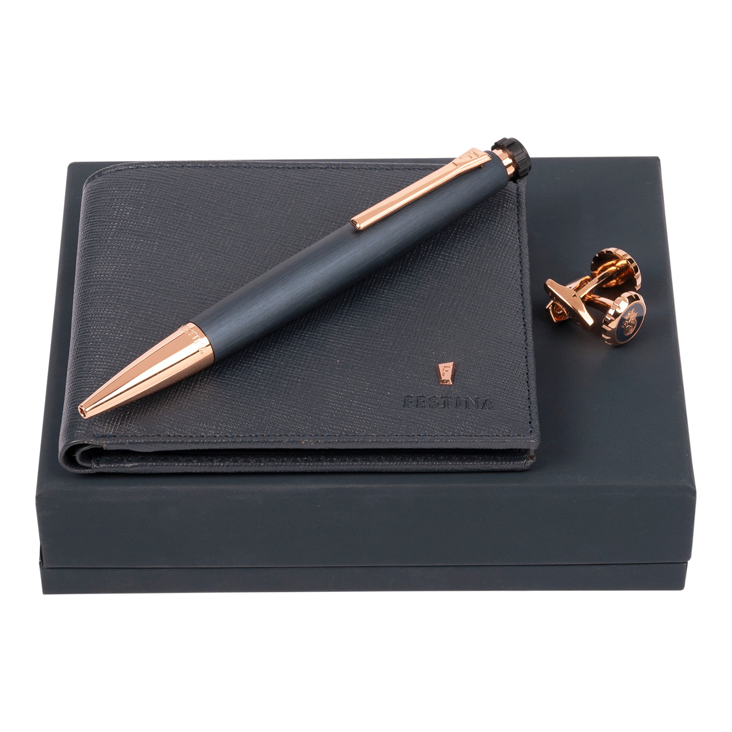 Festina Set (ballpoint pen, wallet & cufflinks)