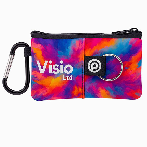 Neoprene Wallet with Carabiner