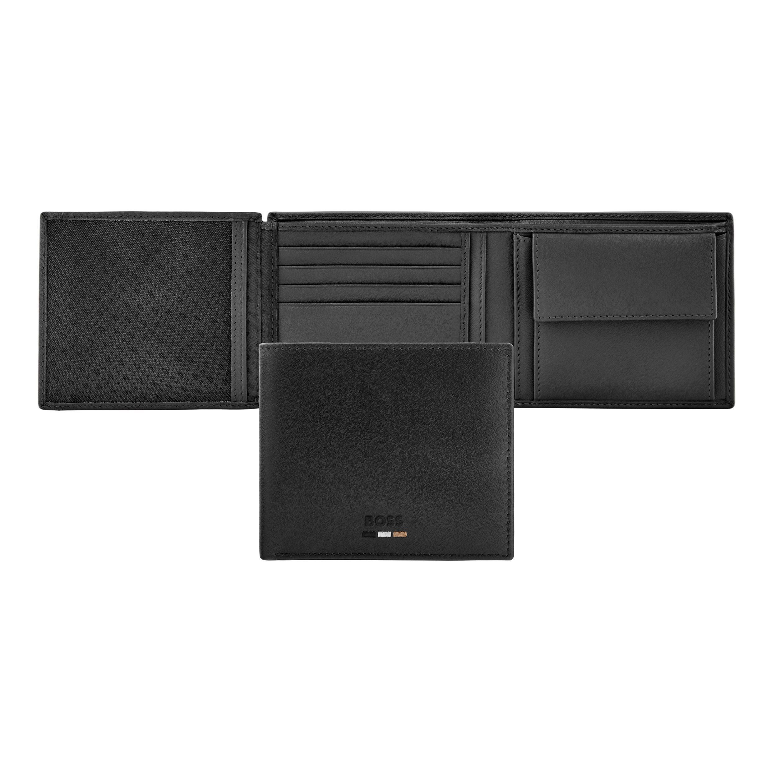 Hugo Boss Money wallet with flap Emblematic Black