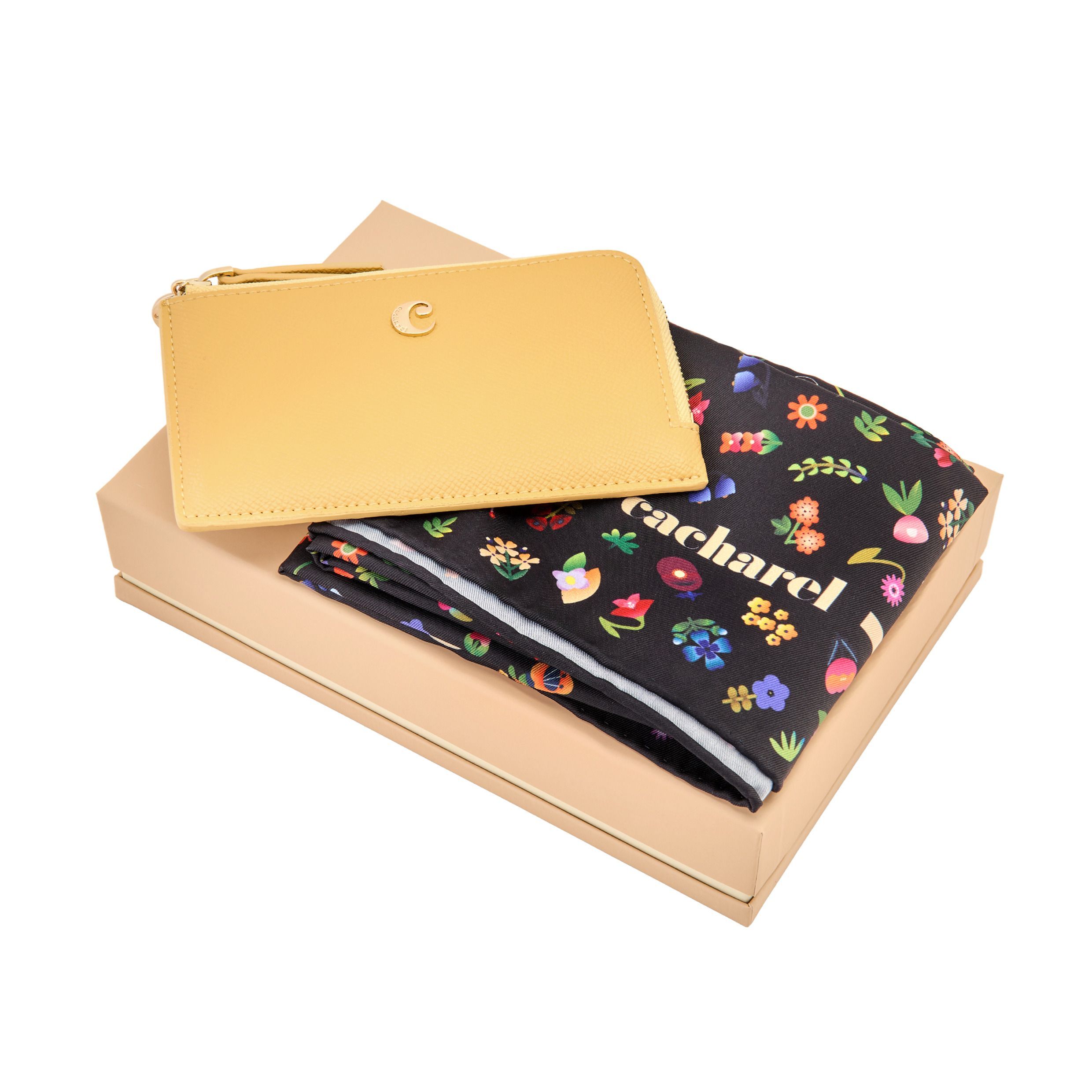 Cacharel Set Séraphine (card holder & scarf)