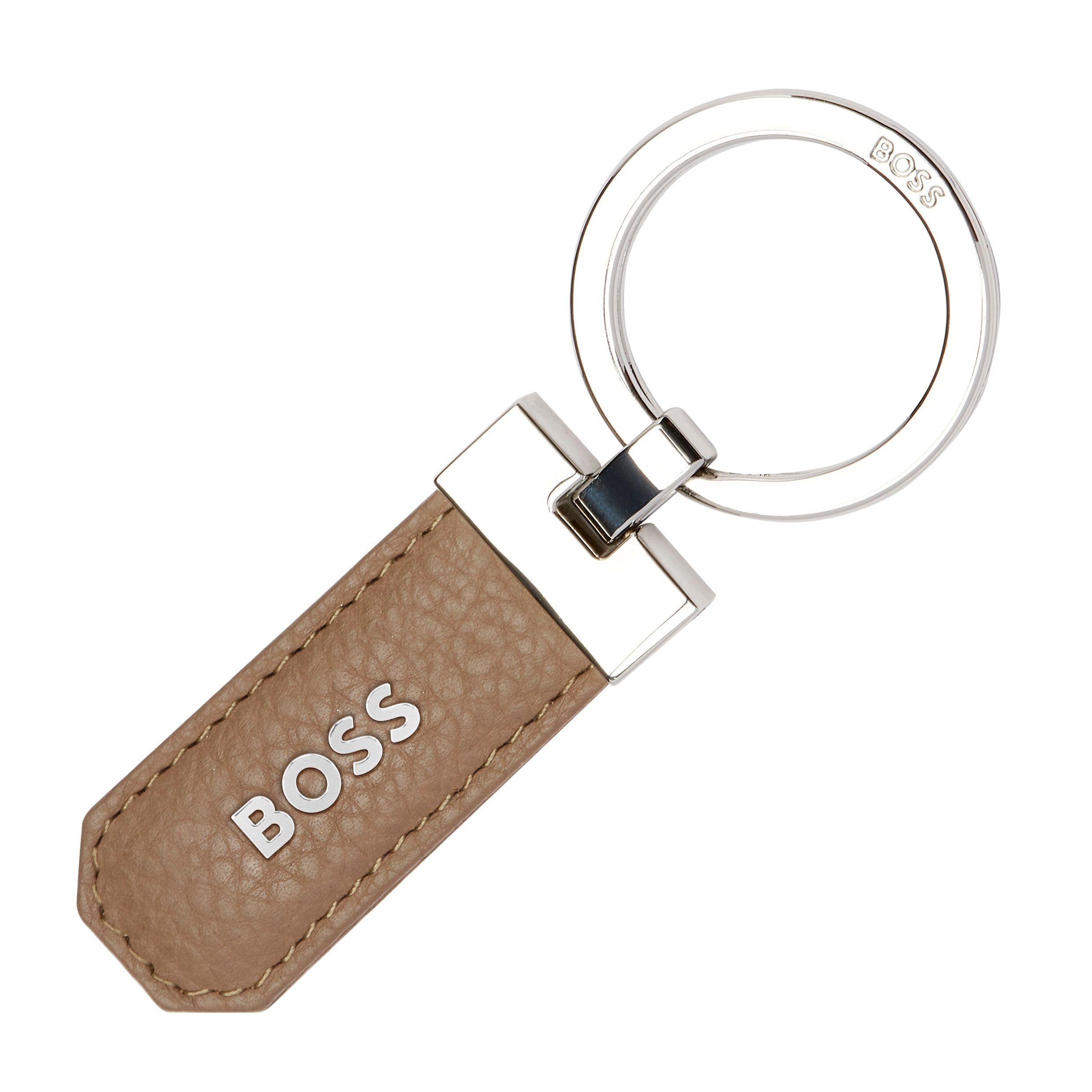 Hugo Boss Key ring Classic Grained Camel